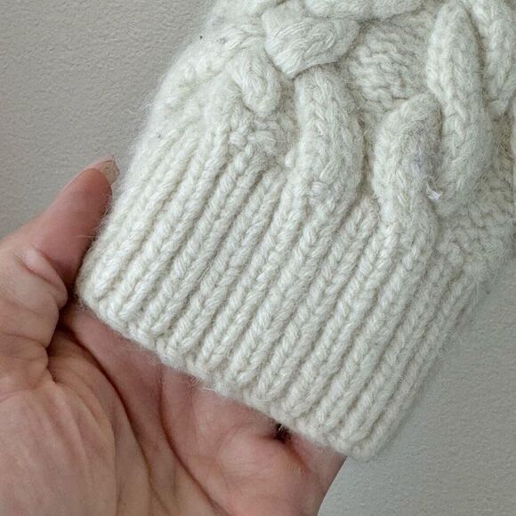 Lauren by Ralph Lauren Rabbit Hair & Wool Blend Cable Knit Turtleneck Sweater S - Picture 5 of 11